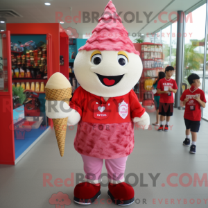 Mascot character of a Red...