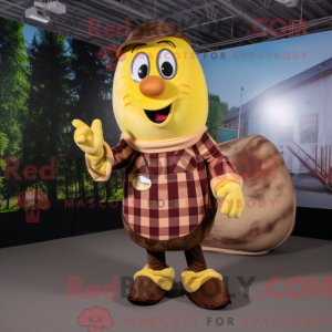 Mascottekarakter van een...