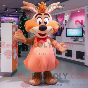 Mascottefiguur van een...