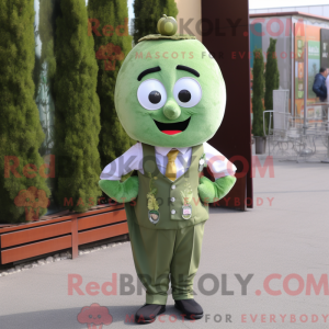 Mascot character of a Olive...