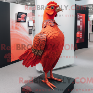 Mascot character of a Red...