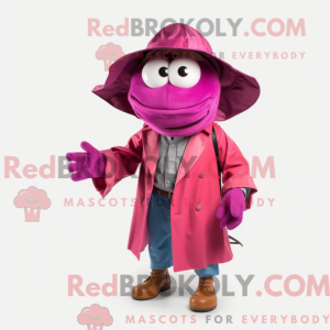 Postava maskota purpurového...