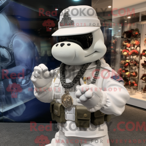 Mascot character of a White...