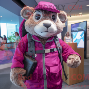 Mascot karakter van een...