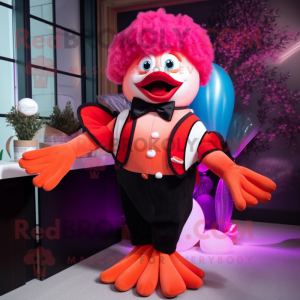 Magenta Clown Fish mascotte...