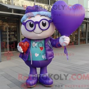 Personaje mascota de globos...