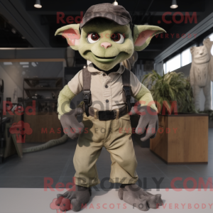Mascot character of a Olive...