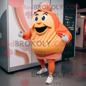Mascot character of a Peach...
