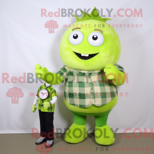 Mascot character of a Lime...
