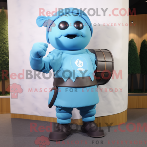 Mascot karakter van een...