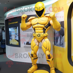 Gul Spartan Soldier maskot...