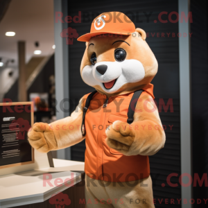 Maskot karakter af et...