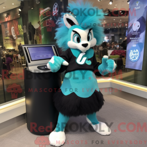 Mascottefiguur van een...