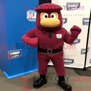 Mascottefiguur van een...