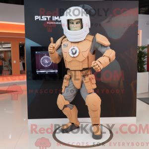 Maskot karakter af en...