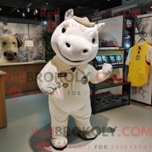 Mascot character of a Cream...