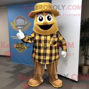 Mascottefiguur van een...
