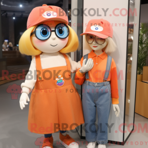 Maskot karaktär av en...