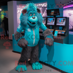 Mascot karakter van een...