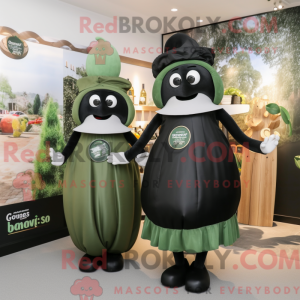 Mascot character of a Olive...