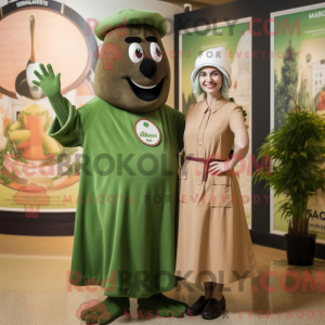 Postava maskota Olive...