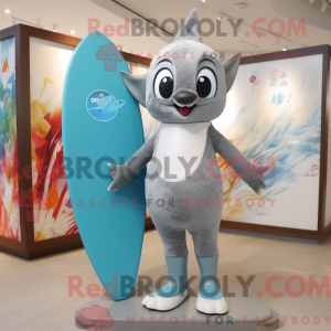 Mascot character of a Gray...