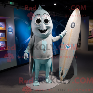 Mascot character of a Gray...