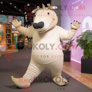 Mascottefiguur van een...
