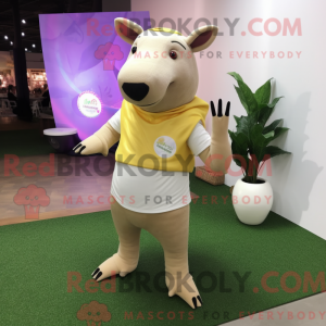 Mascottefiguur van een...