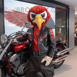 Red Falcon mascotte kostuum...