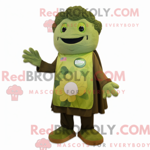 Mascot character of a Olive...