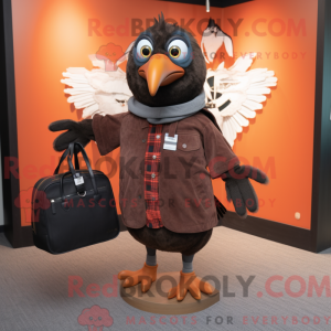 Maskot karakter af en Rust...