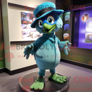 Maskot karaktär av en Green...