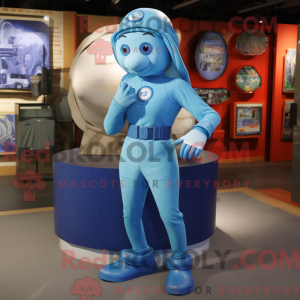 Maskottchen eines Blue...