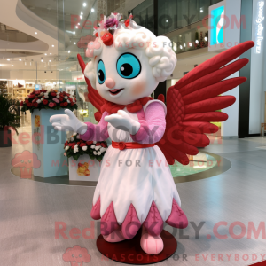 Mascot character of a Cupid...
