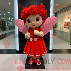 Mascot character of a Cupid...
