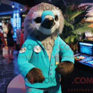 Mascottekarakter van een...