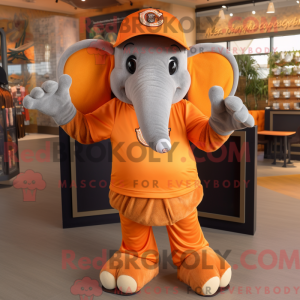 Mascottefiguur van een...