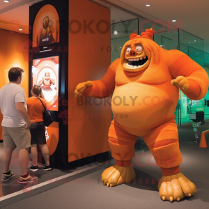 Orange Ogre mascotte...