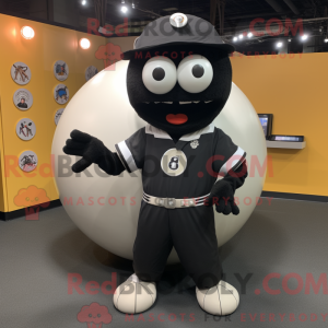 Mascot character of a Black...