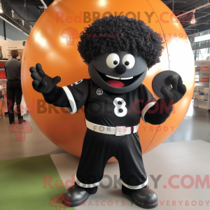 Mascot character of a Black...
