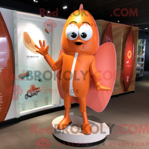 Mascot character of a Peach...
