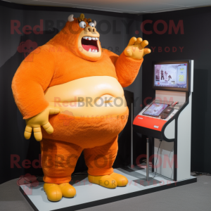 Orange Ogre mascotte...