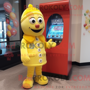 Mascot character of a Lemon...