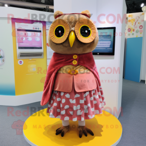  Owl mascotte personaggio...