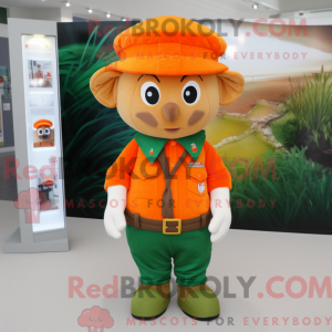 Mascottefiguur van een...