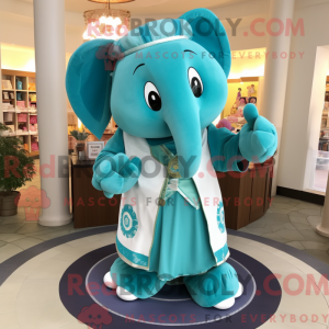 Mascot karakter van een...
