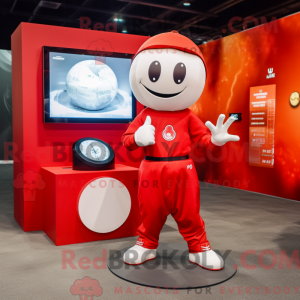 Mascot character of a Red...
