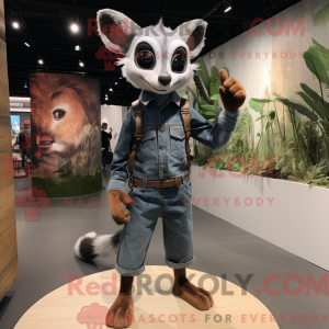 Maskot karakter af en Rust...