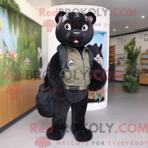 Mascot character of a Black...